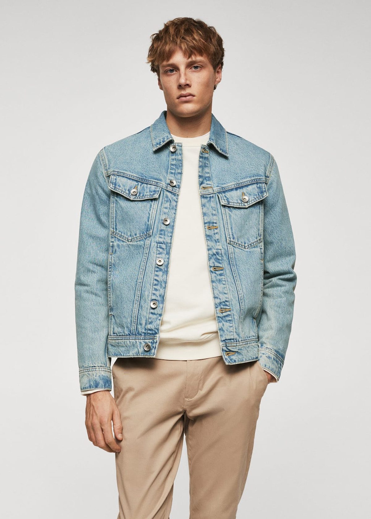 Vintage wash denim jacket